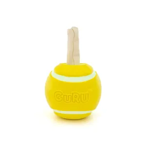 Guru Pet Tennis Treat Ball Dog Chew Toy