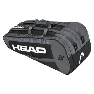 Head Core 9R Supercombi Tennis Kitbag - (Black/White)