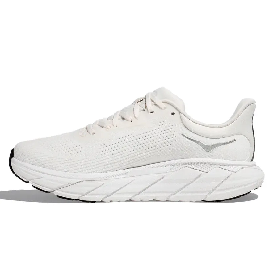 Hoka Men's Arahi 7 Running Shoes Blanc De Blanc / Steel Wool