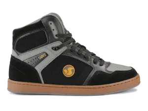 Honcho - Black Charcoal Gold Suede