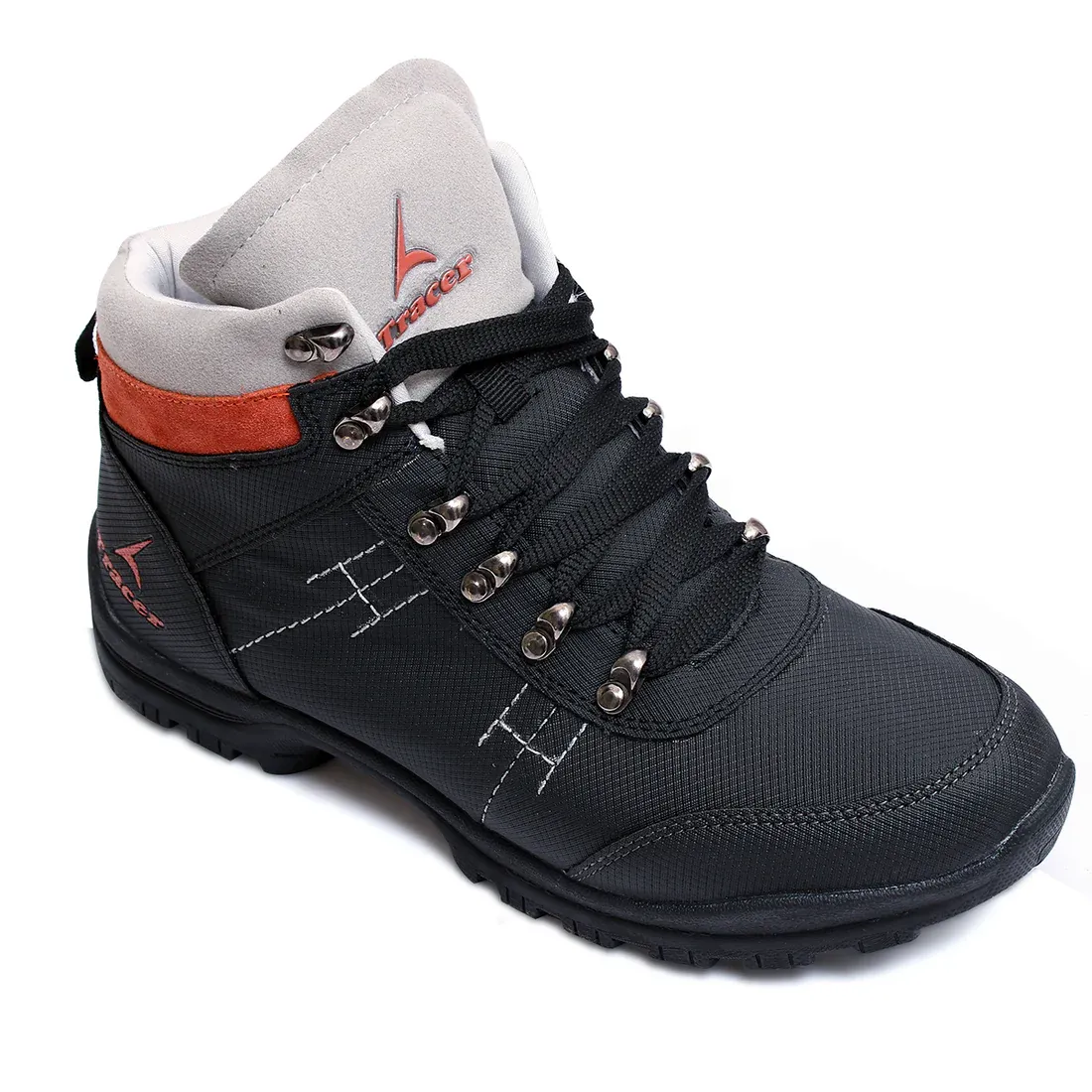 JAG F-65 Hiking & Trekking Shoes | Trekking Shoes | Shoes for Snow, Trekking, Hiking, Running and Walking | Colour: Black