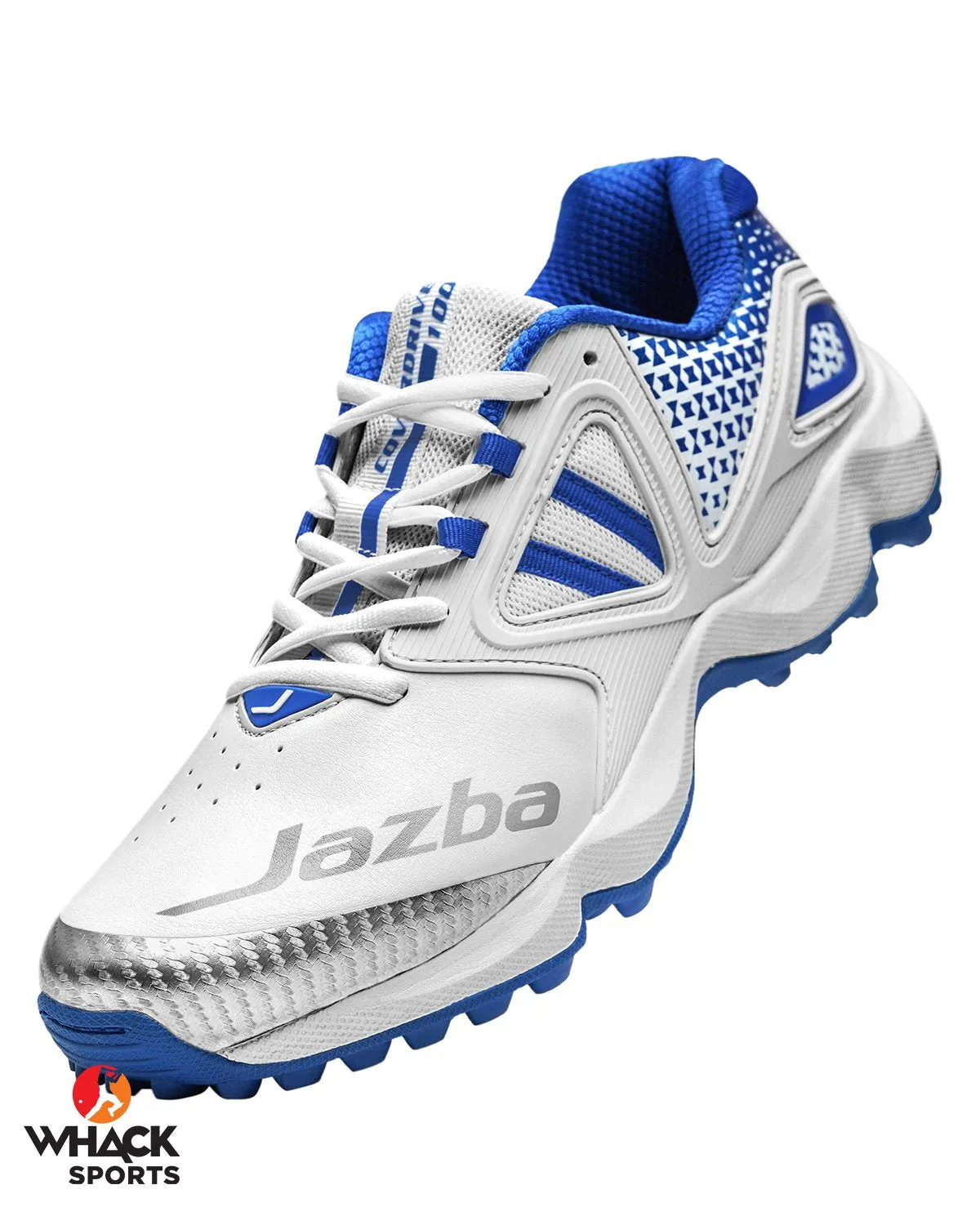 Jazba Cover Drive 100 - Rubber Cricket Shoes - Blue