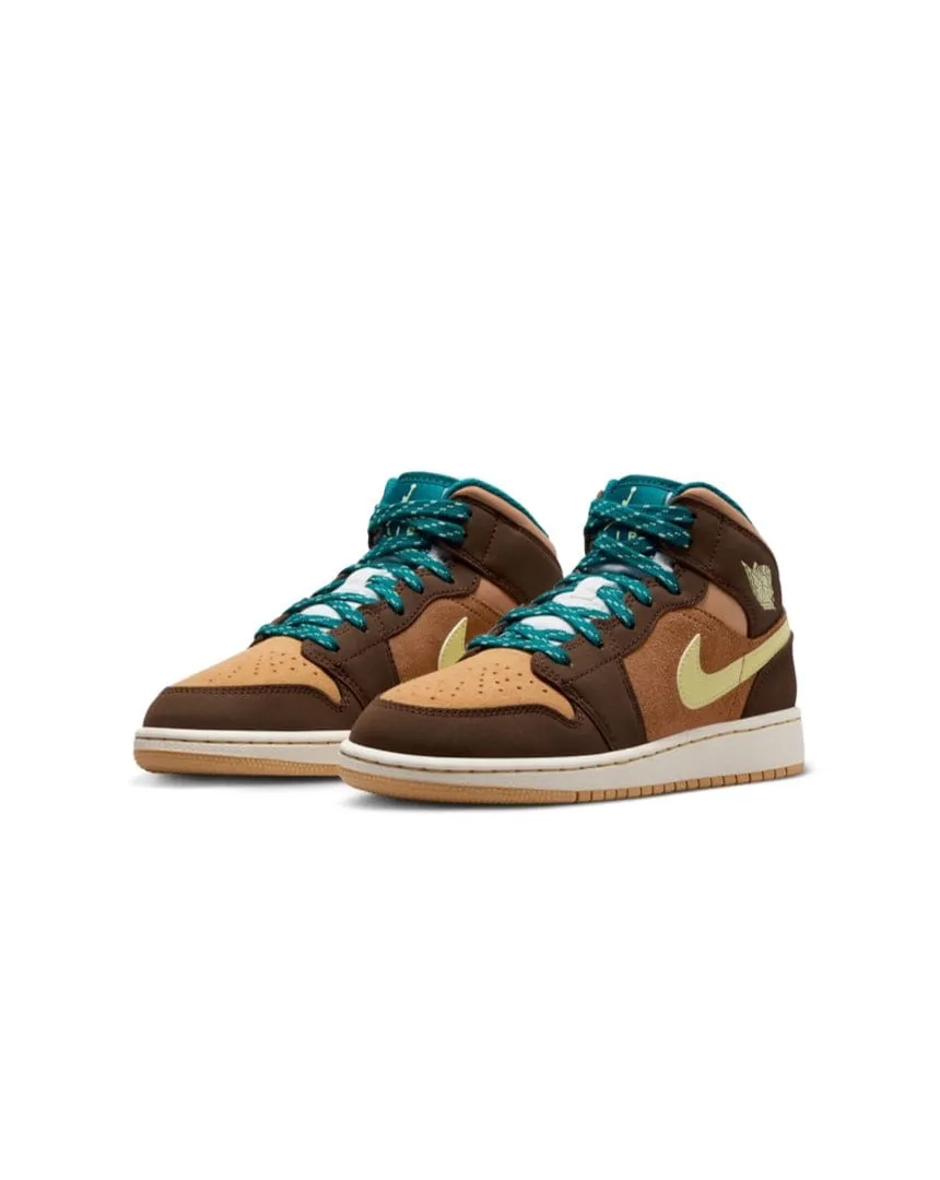 Jordan 1 Mid SE ( GS ) - Cacao Wow