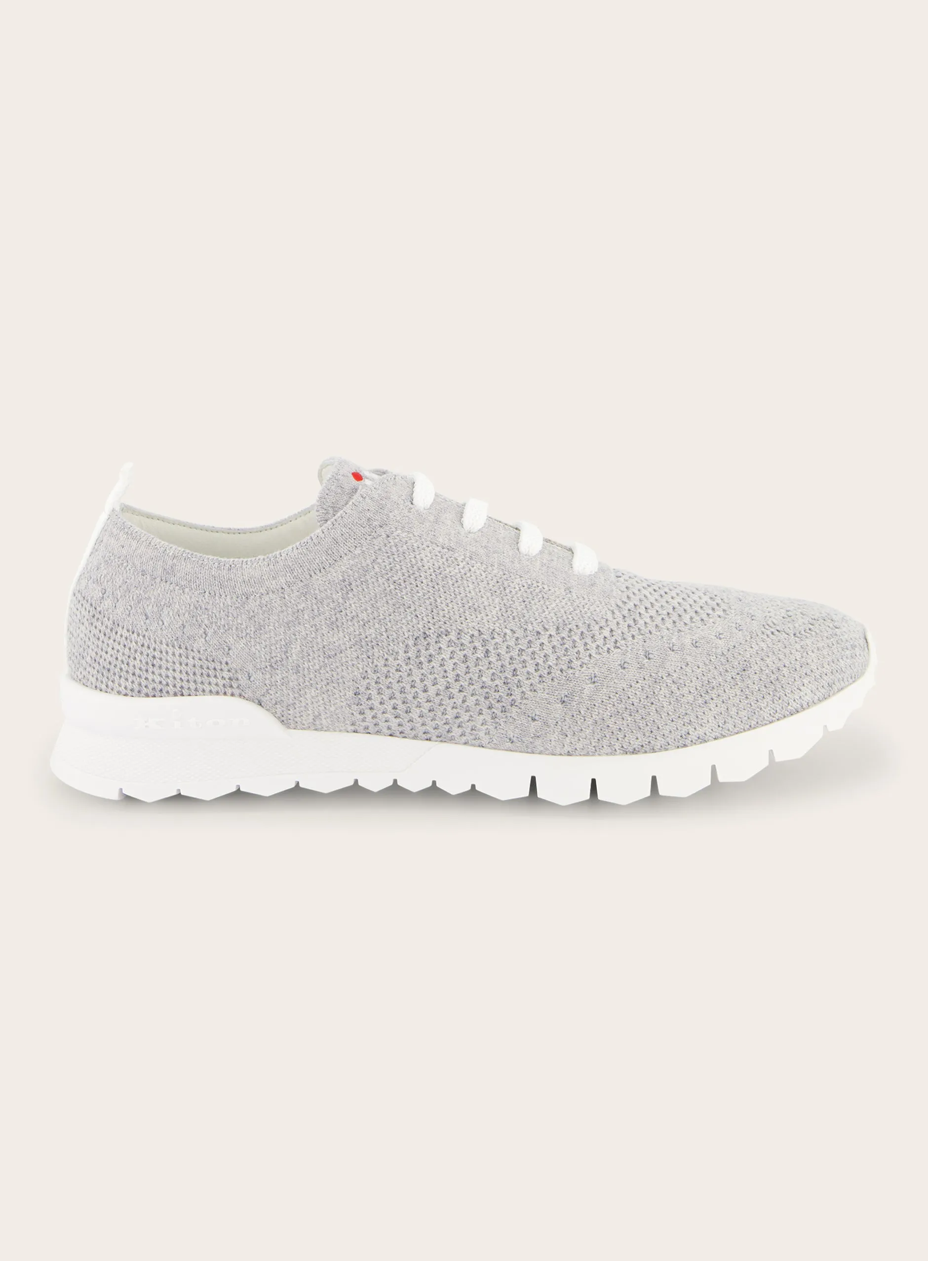 Knitted sneakers van cashmere