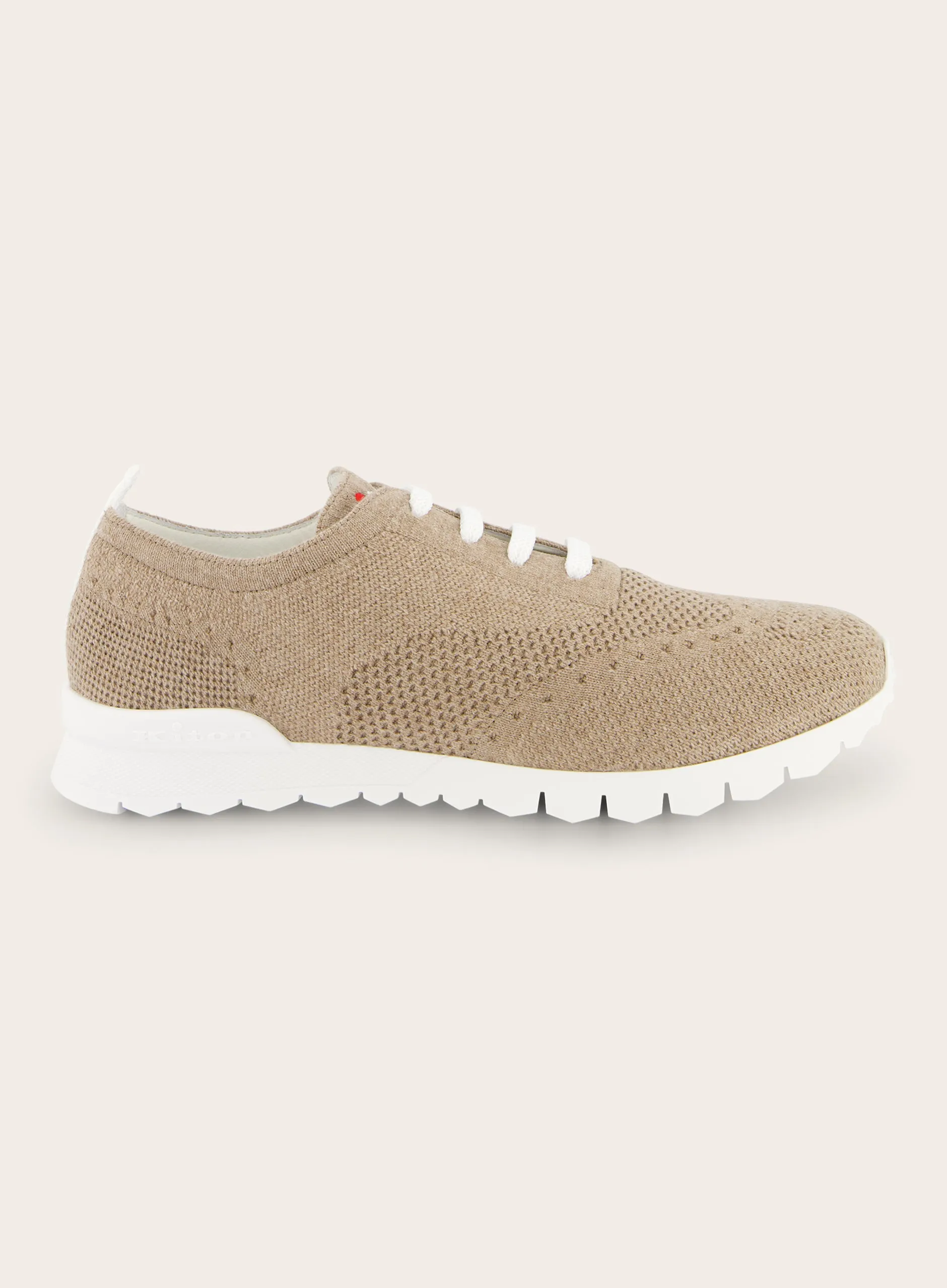 Knitted sneakers van cashmere