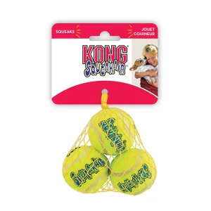 KONG Airdog Squeaker Balls Small Dog Toy 3 Pack