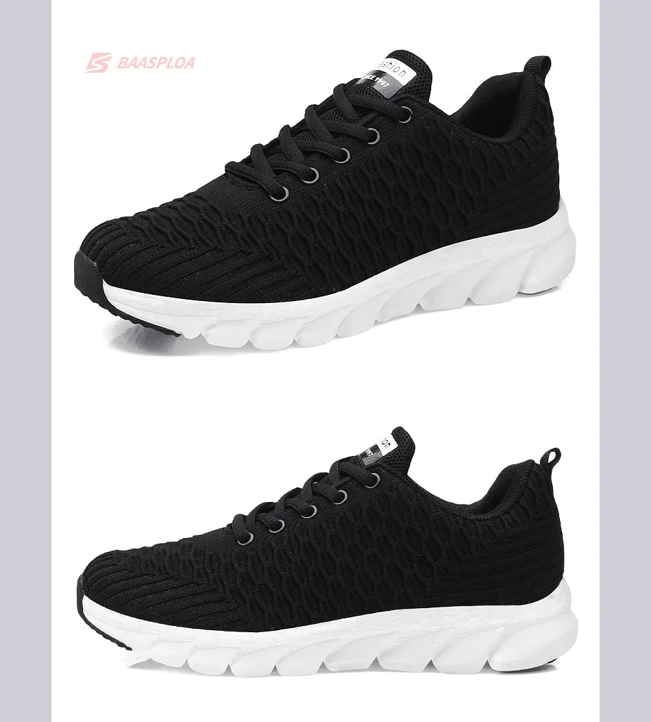 Lace-up Shoes Non-Slip Wear-Resistant Soft Running Shoes Tennis Big Size Breathable Sports Sneakers For Women