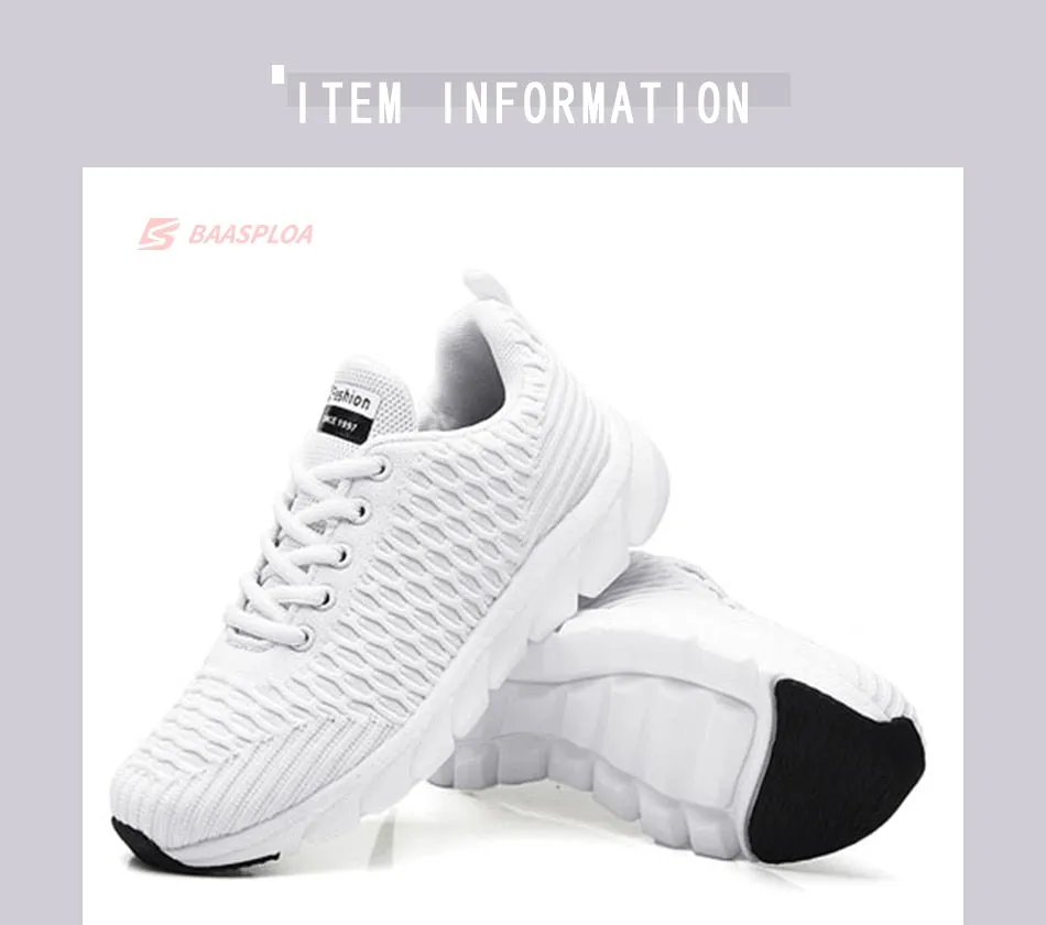 Lace-up Shoes Non-Slip Wear-Resistant Soft Running Shoes Tennis Big Size Breathable Sports Sneakers For Women