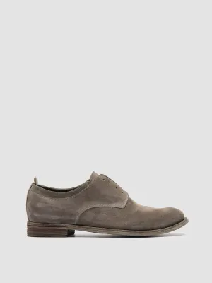 LEXIKON 501 - Green Suede Derby Shoes