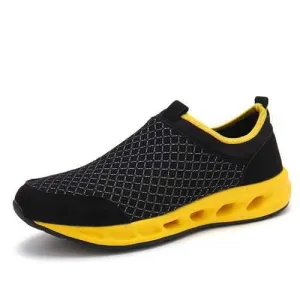 Men Casual Outdoor Breathable Mesh Sport Shoes Soft Sole Walking Athletic Shoes