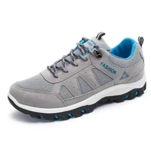 Men Casual Outdoor Sport Shoes Running Mesh Breathable Flat Lace Up Athletic Shoes