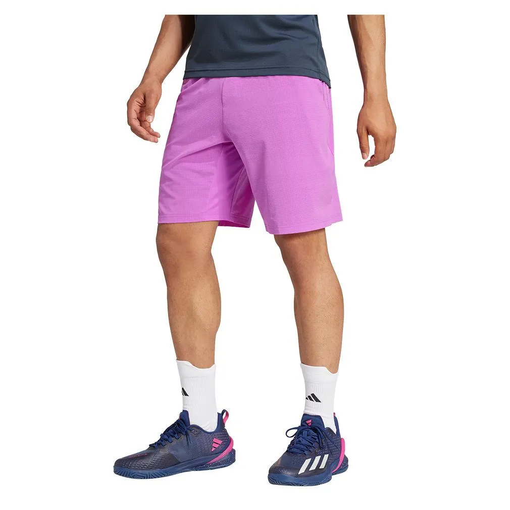 Mens 9 Inch Ergo Tennis Short Purple Burst