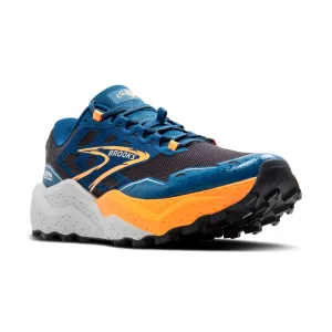 Men's Brooks Caldera 7 Color: Ebony/ Blue Sapphire / Orange