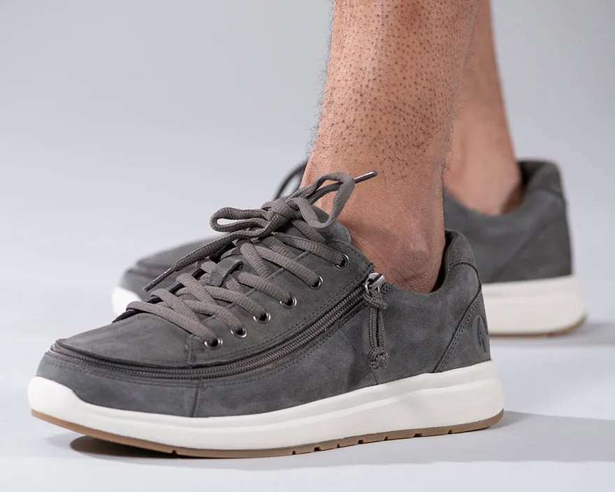 Men's Grey Suede BILLY Comfort Lows