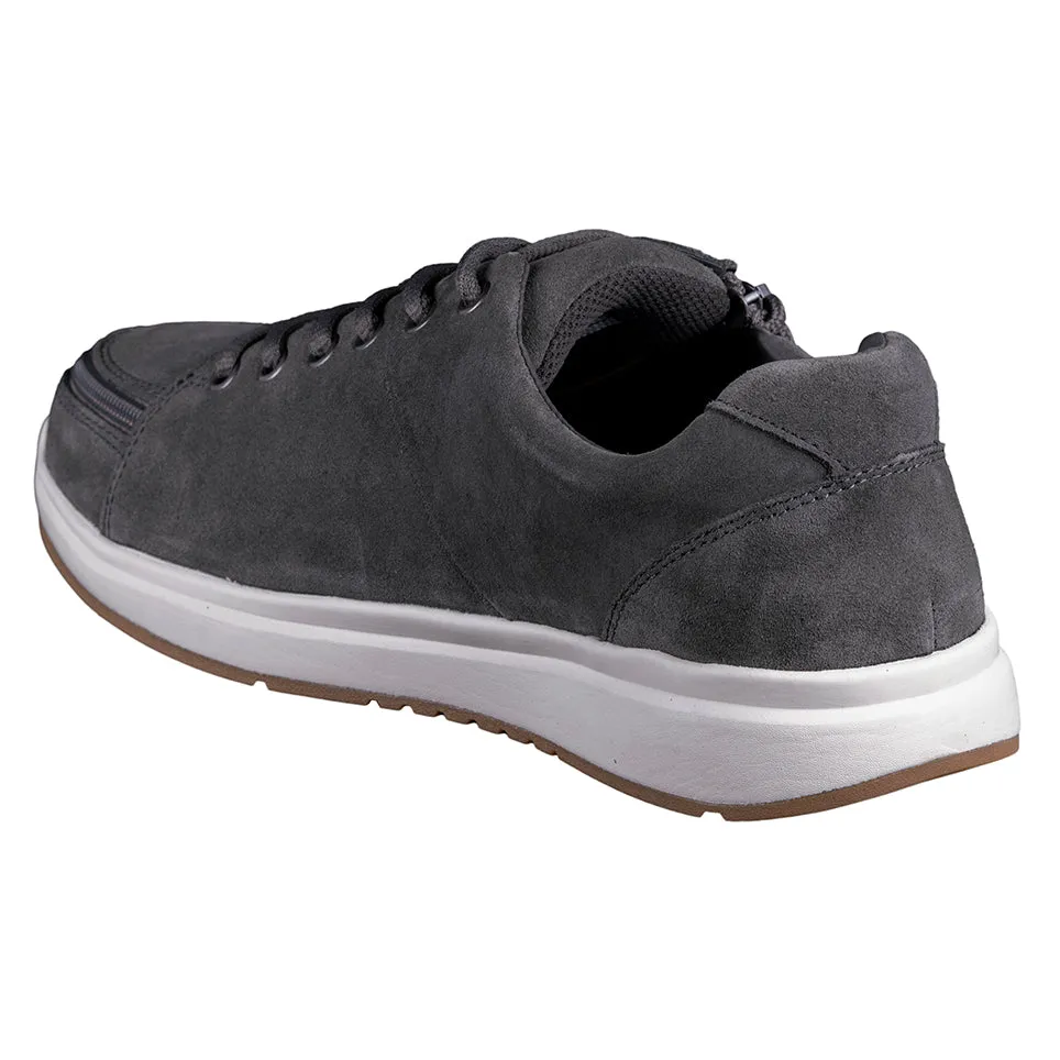 Men's Grey Suede BILLY Comfort Lows