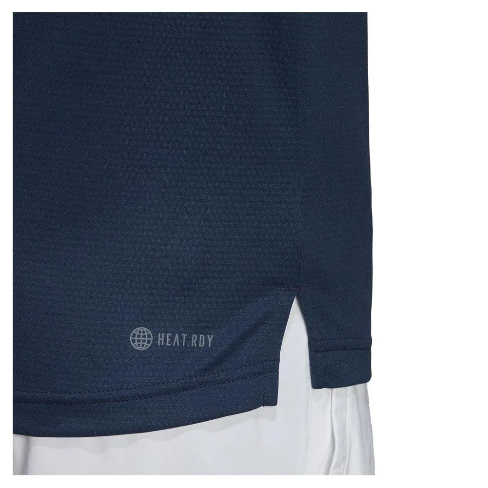 Men's HEAT.RDY Tennis Polo Collegiate Navy