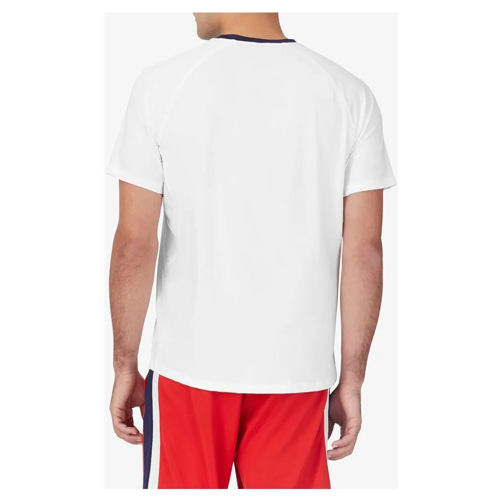 Men`s Heritage Stripe Tennis Crew