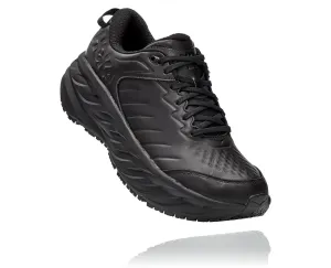 Men's Hoka Bondi SR Color: Black / Black (WIDE WIDTH)