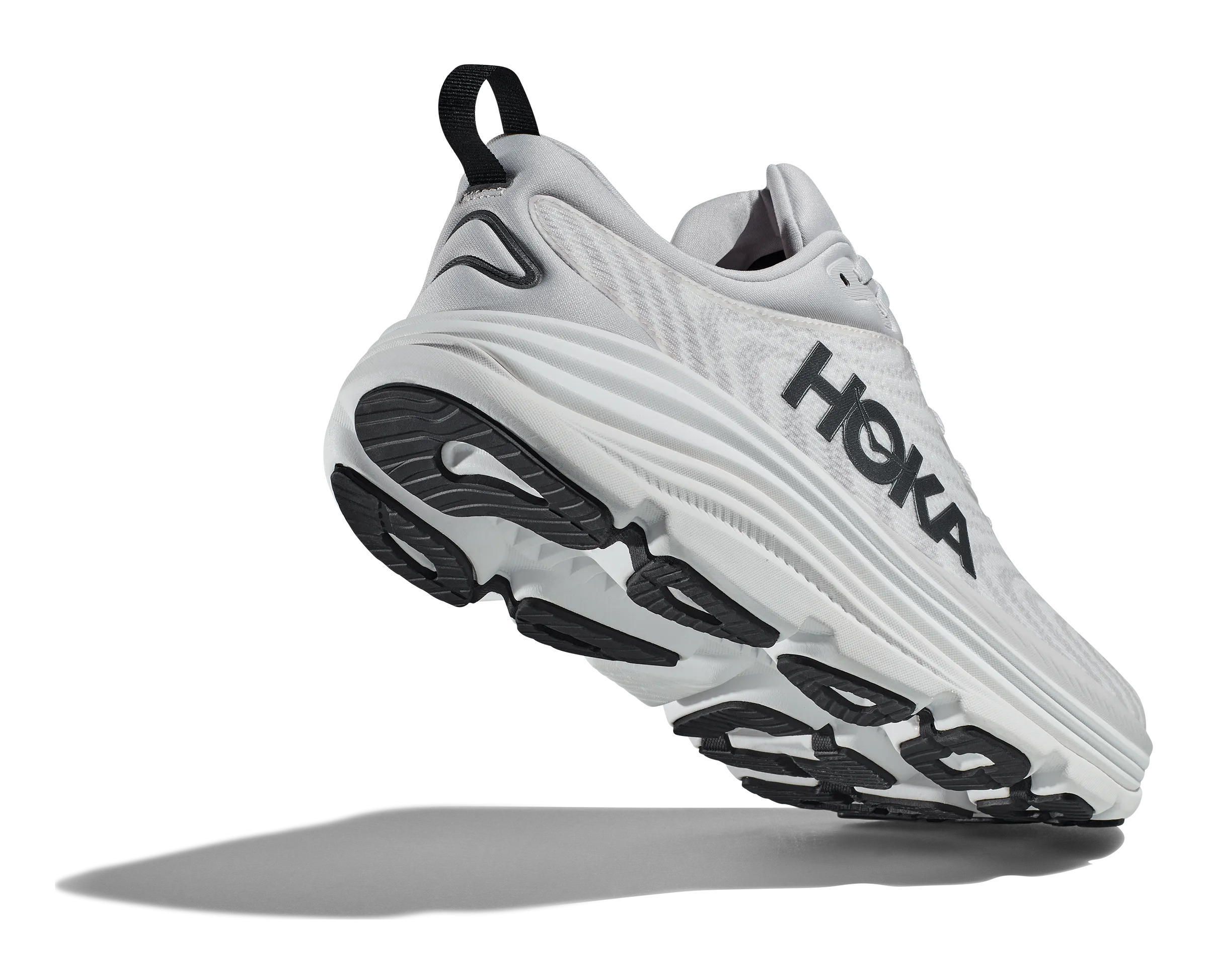 Men's Hoka Gaviota 5 Color: Nimbus Cloud / Steel Wool (WIDE WIDTH)