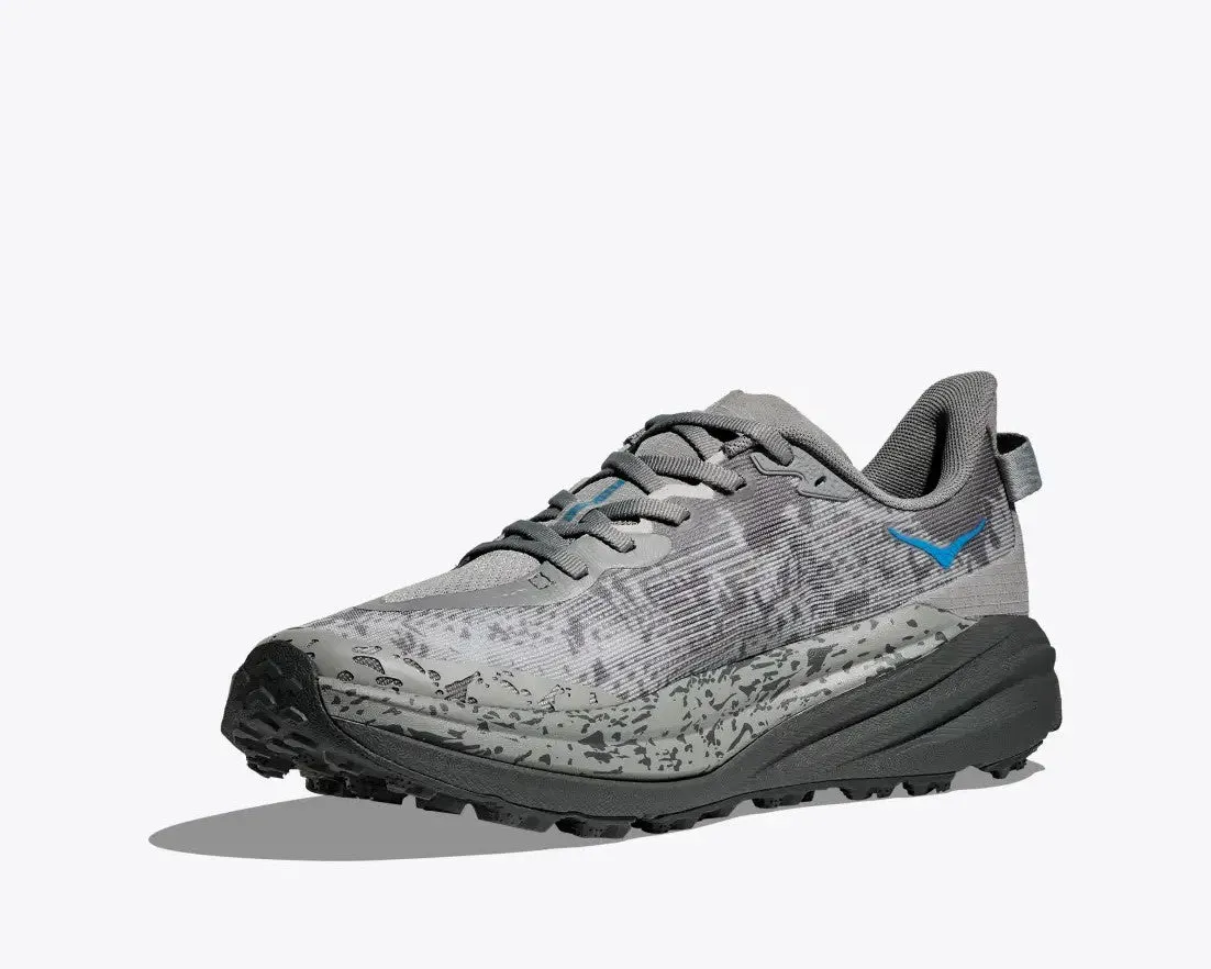 MEN'S HOKA SPEEDGOAT 6 1147791GCG COLOR: GALATIC GREY/HOKA BLUE