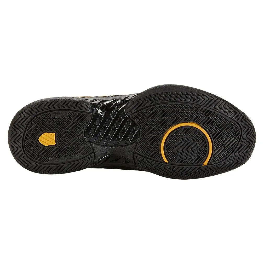 Men`s Hypercourt Express 2 Tennis Shoes Moonless Night and Amber Yellow