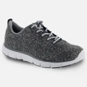 Men's Natural Wool Knit Casual Shoe - Dark Gray