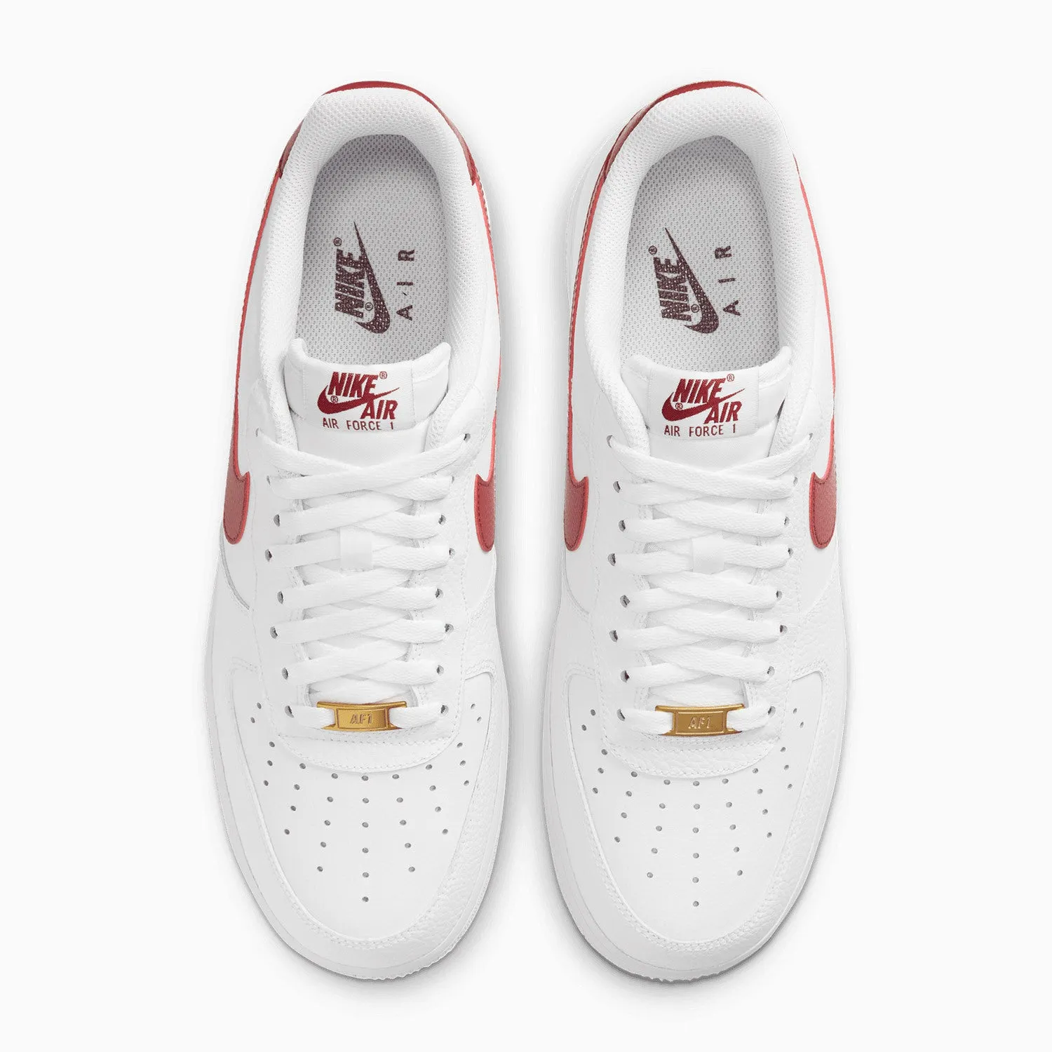 Men's Nike Air Force 1 `07  "WhiteTeam Red"