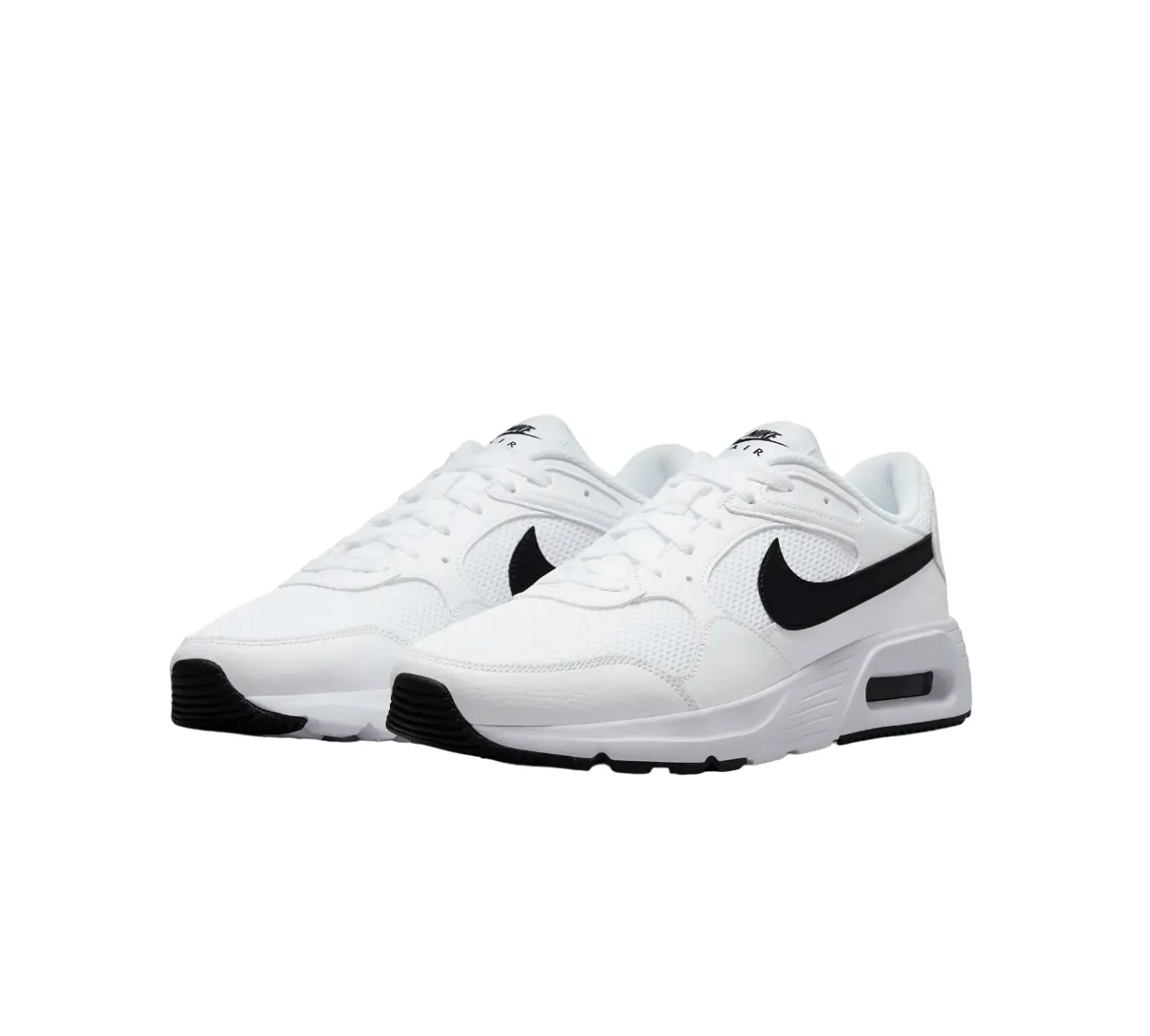 Mens Nike Air Max Sc White/ Black Athletic Shoes