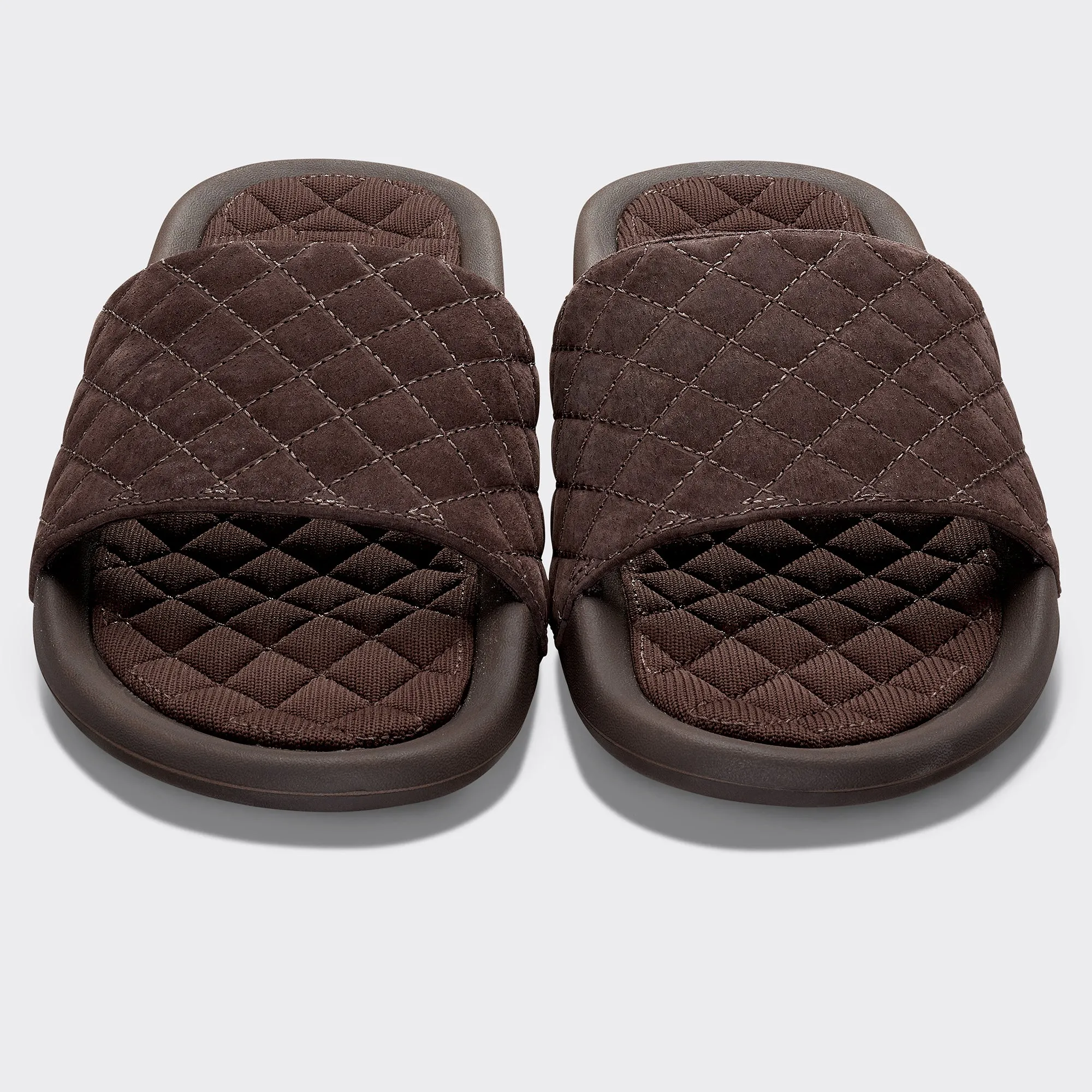 Men's Suede Lusso Slide Dark Umber