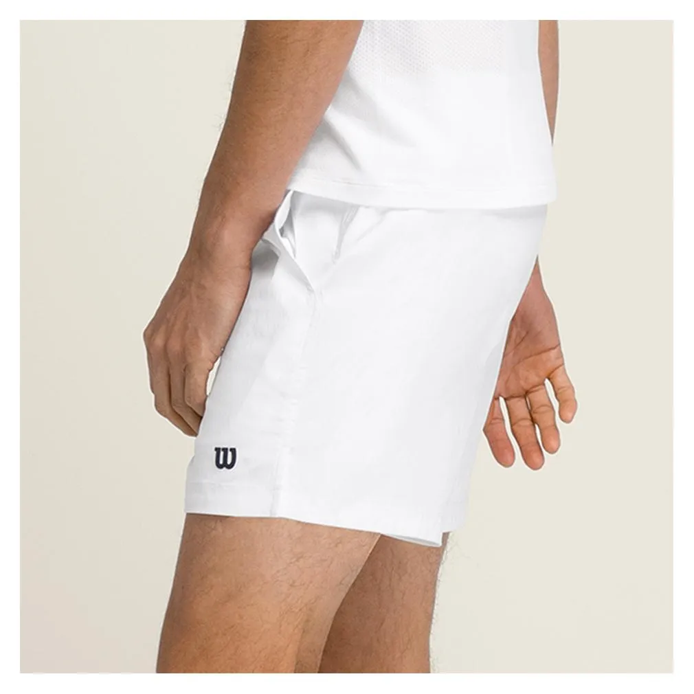 Men's Volley 6 Inch Tennis Short Bright White