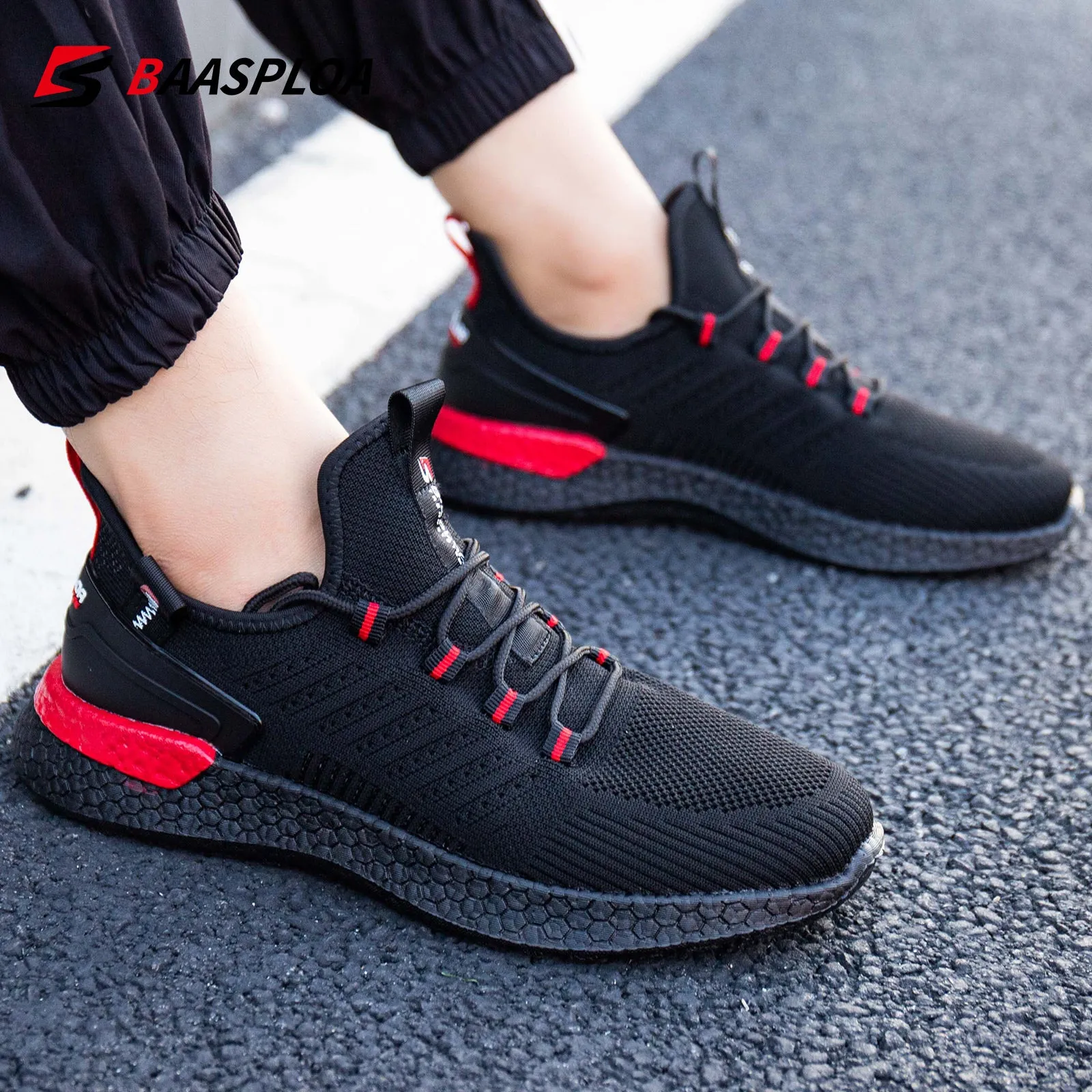 Men's Women's Running Shoes Breathable Trendy Sneakers Casual Light Walking Shoes Comfortable Athletic Training Footwear