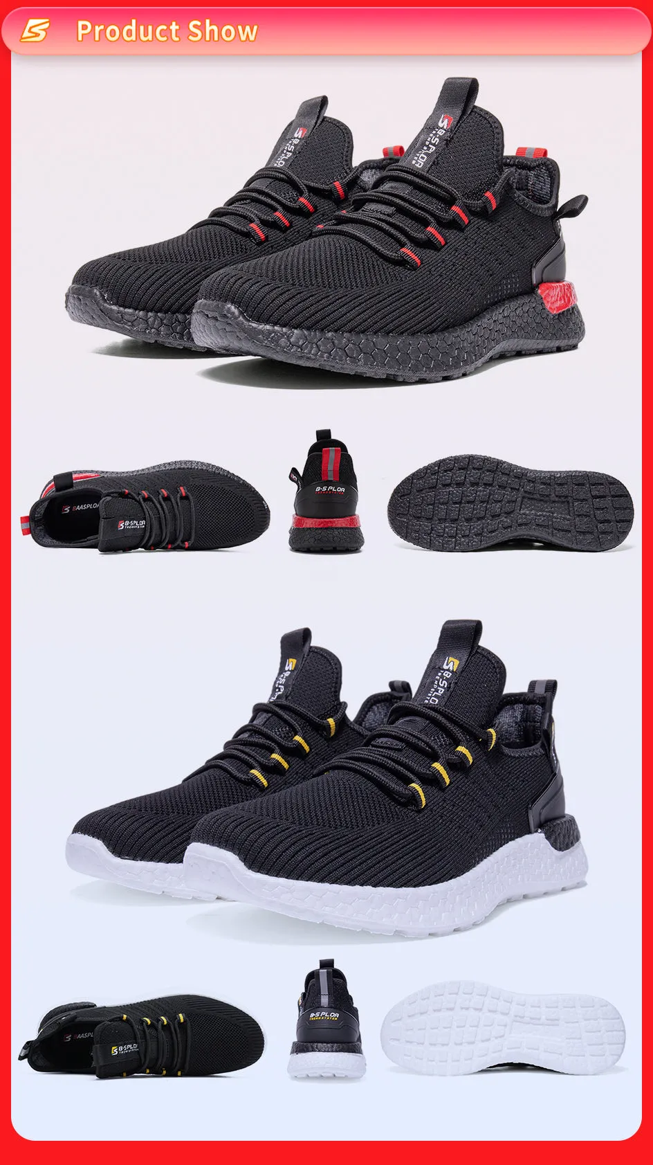 Men's Women's Running Shoes Breathable Trendy Sneakers Casual Light Walking Shoes Comfortable Athletic Training Footwear