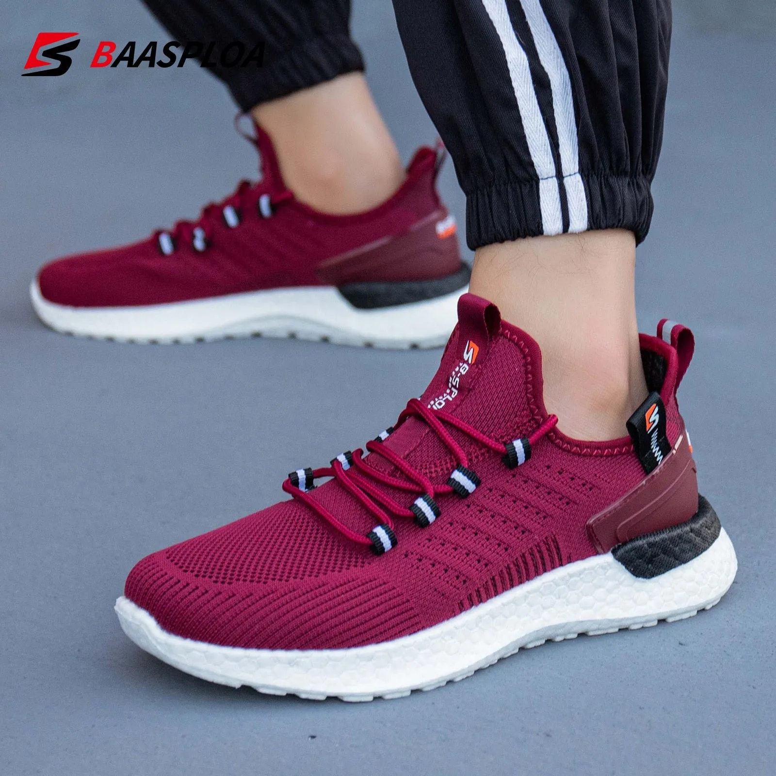 Men's Women's Running Shoes Breathable Trendy Sneakers Casual Light Walking Shoes Comfortable Athletic Training Footwear