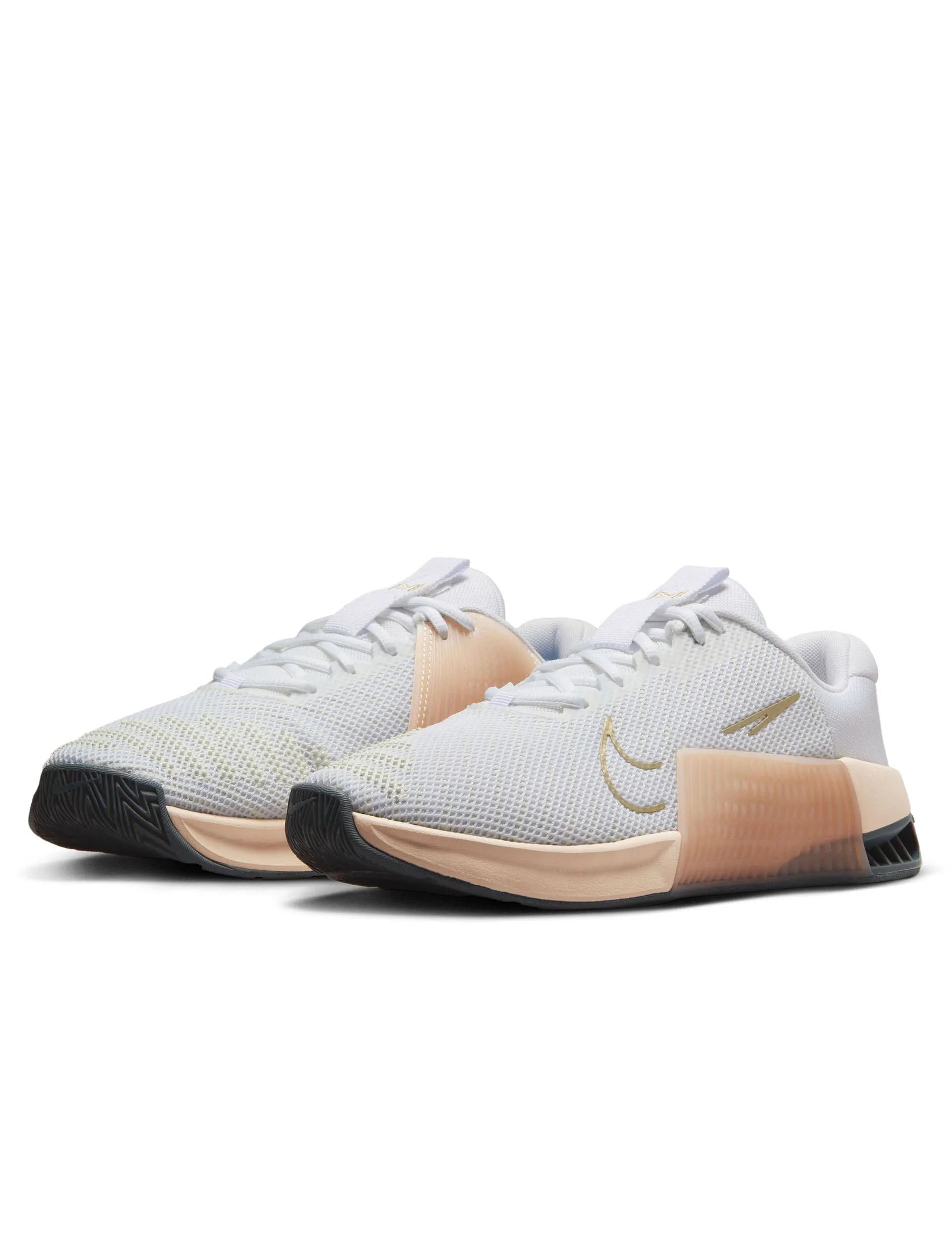 Metcon 9 Shoes - White/Metallic Gold Grain/Sanddrift