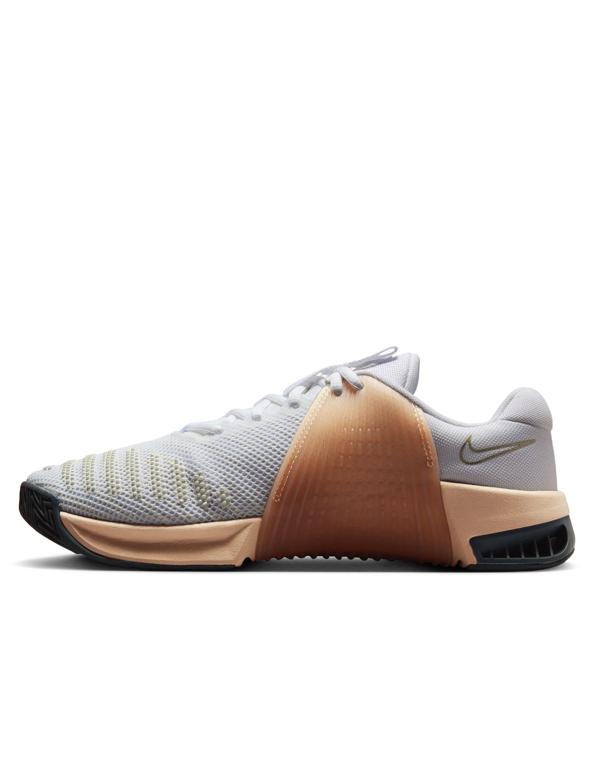 Metcon 9 Shoes - White/Metallic Gold Grain/Sanddrift