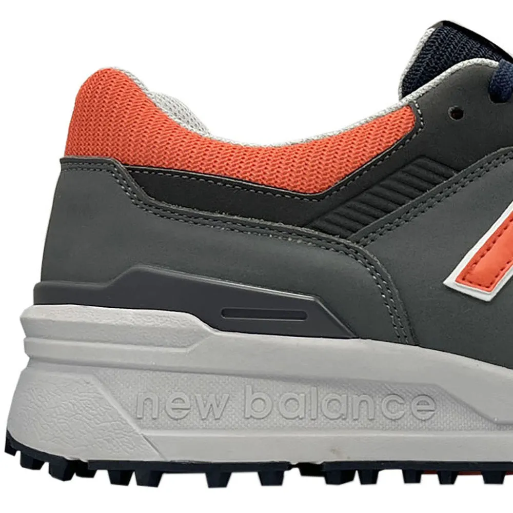 New Balance 997 Spikeless Waterproof Shoes - Grey/Orange