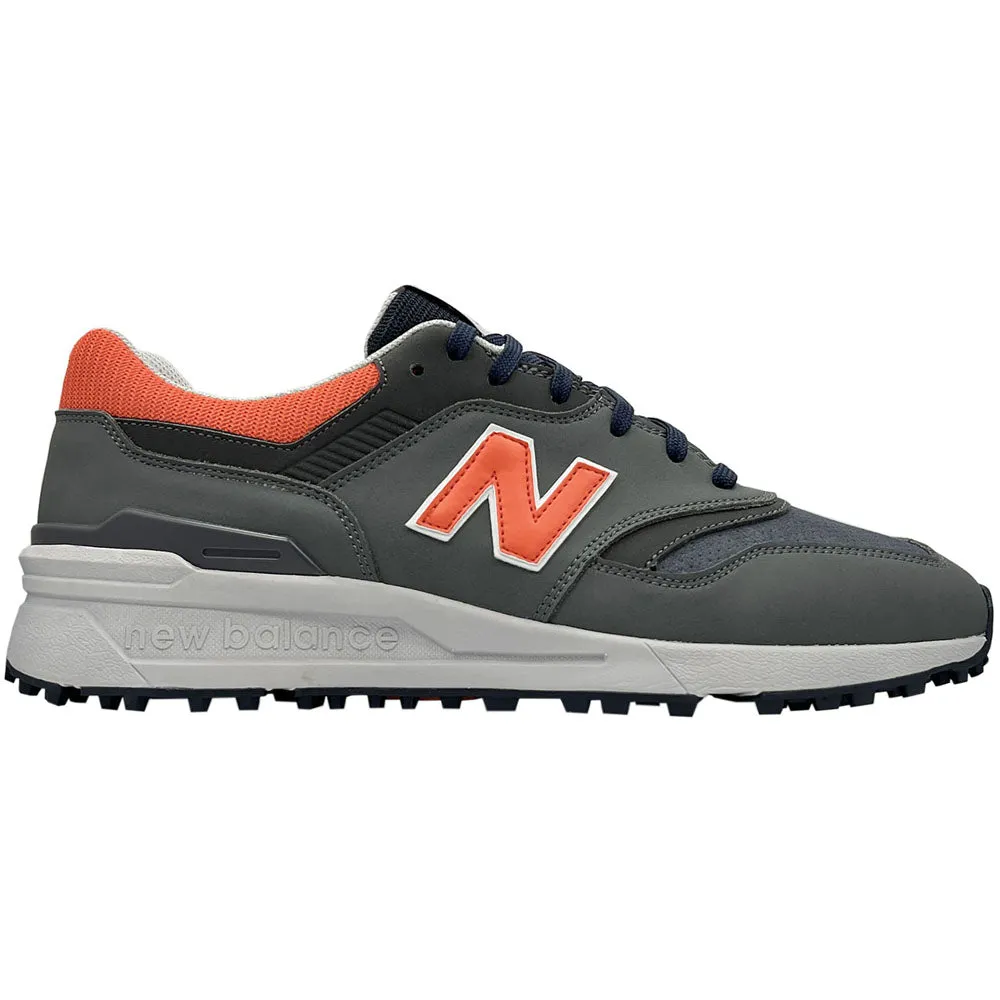 New Balance 997 Spikeless Waterproof Shoes - Grey/Orange