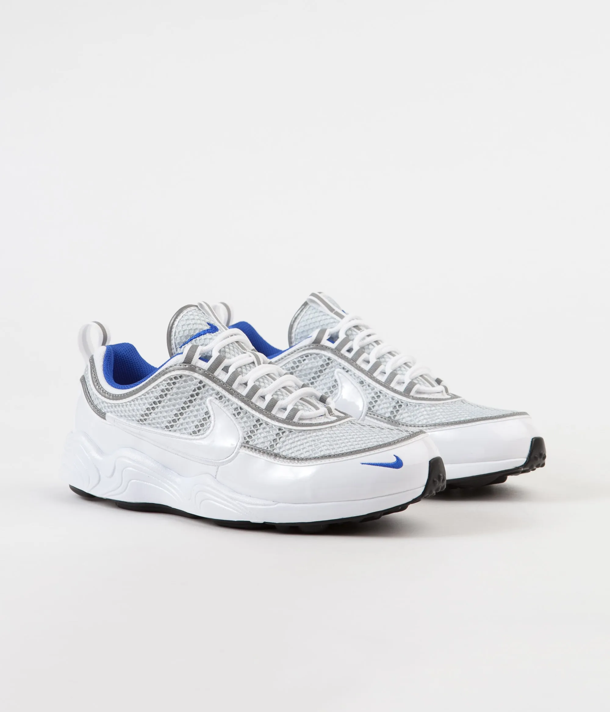 Nike Air Zoom Spiridon '16 Shoes - White / White - Pure Platinum - Racer Blue