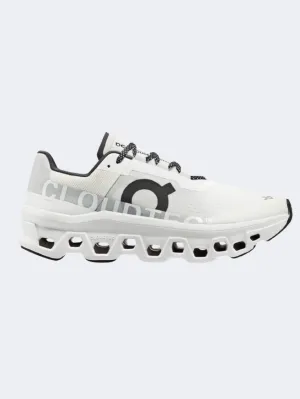 On Cloudmonster 1 Men Running Shoes Undyed White/White