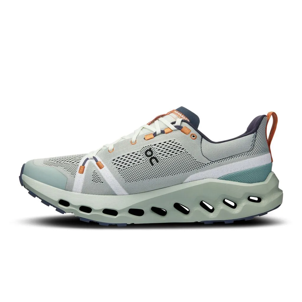 On Men's Cloudsurfer Trail Running Shoes Aloe / Mineral