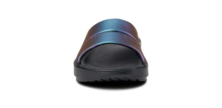 OOFOS OOAHH LUXE SLIDE MIDNIGHT