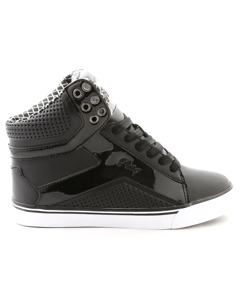 Pastry Pop Tart Grid Hip Hop Dance Sneakers - Womens/Mens - Black/White