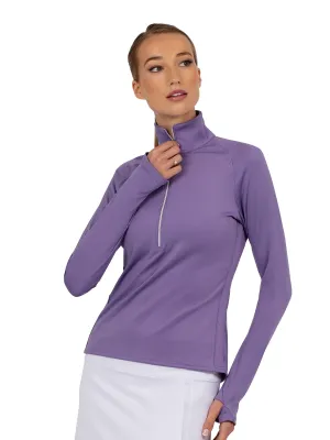 Performance Zone Half Zip - Lavender