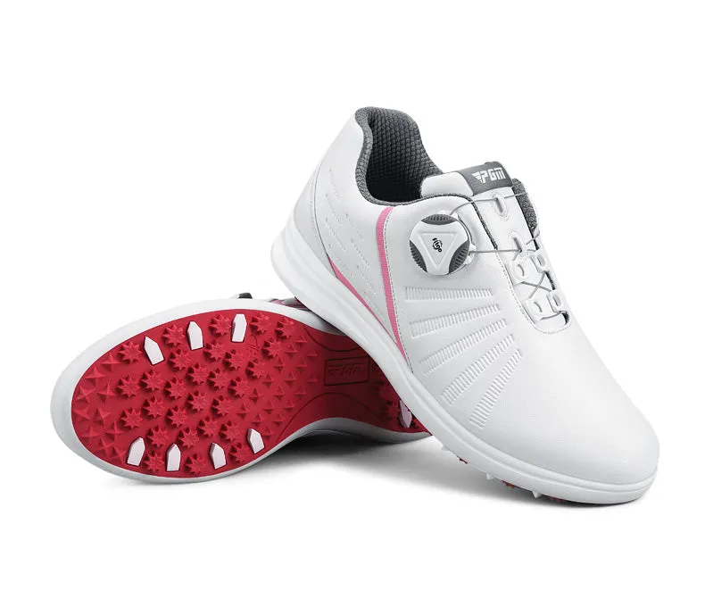 PGM XZ179 summer custom golf shoes women pink waterproof high quality golf shoe for woman