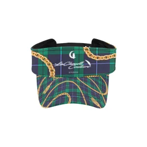 PLAID IN GOLD All Over Print Sports Visor