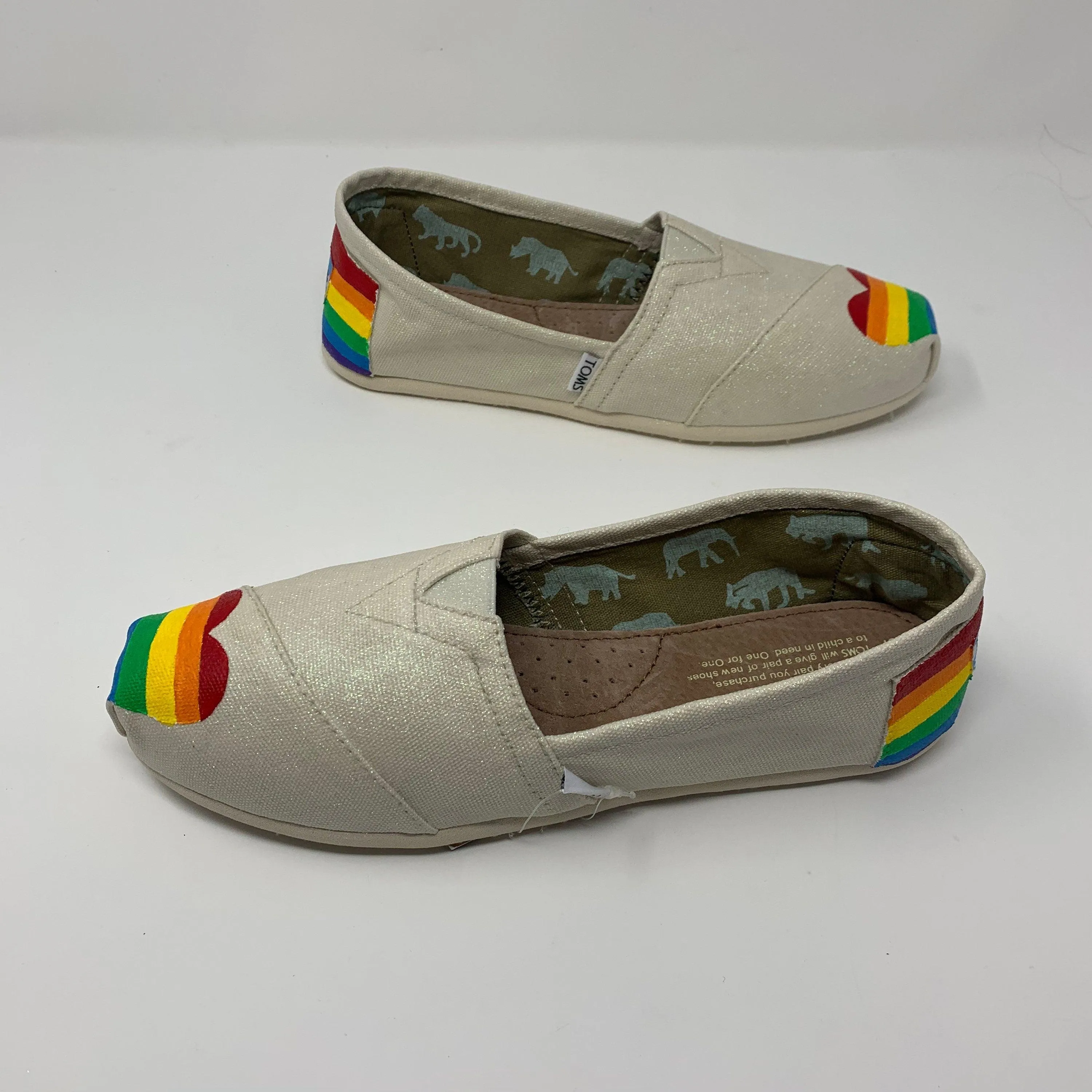 Pride Heart Rainbow Toms