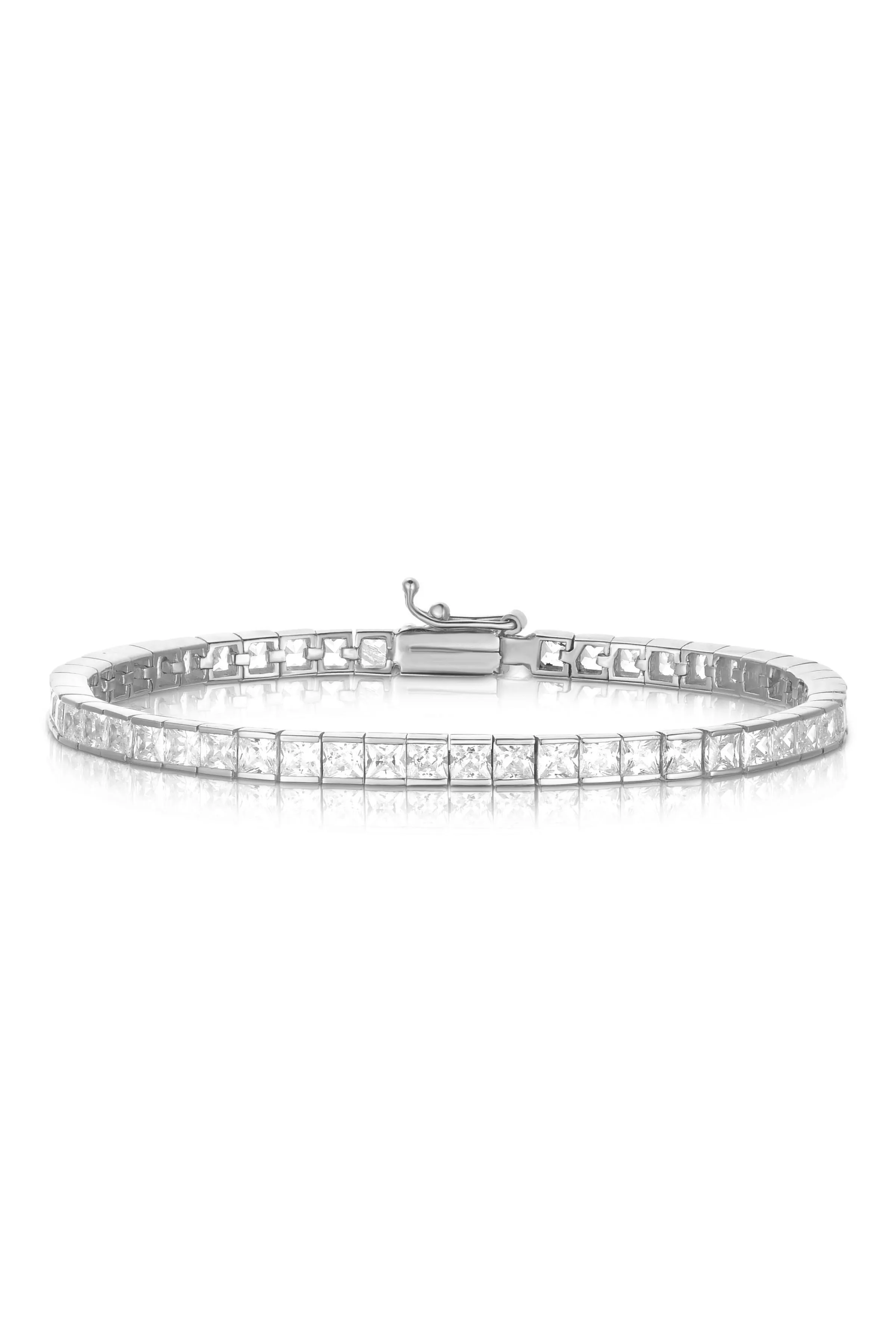 Princess Cut Tennis Bracelet