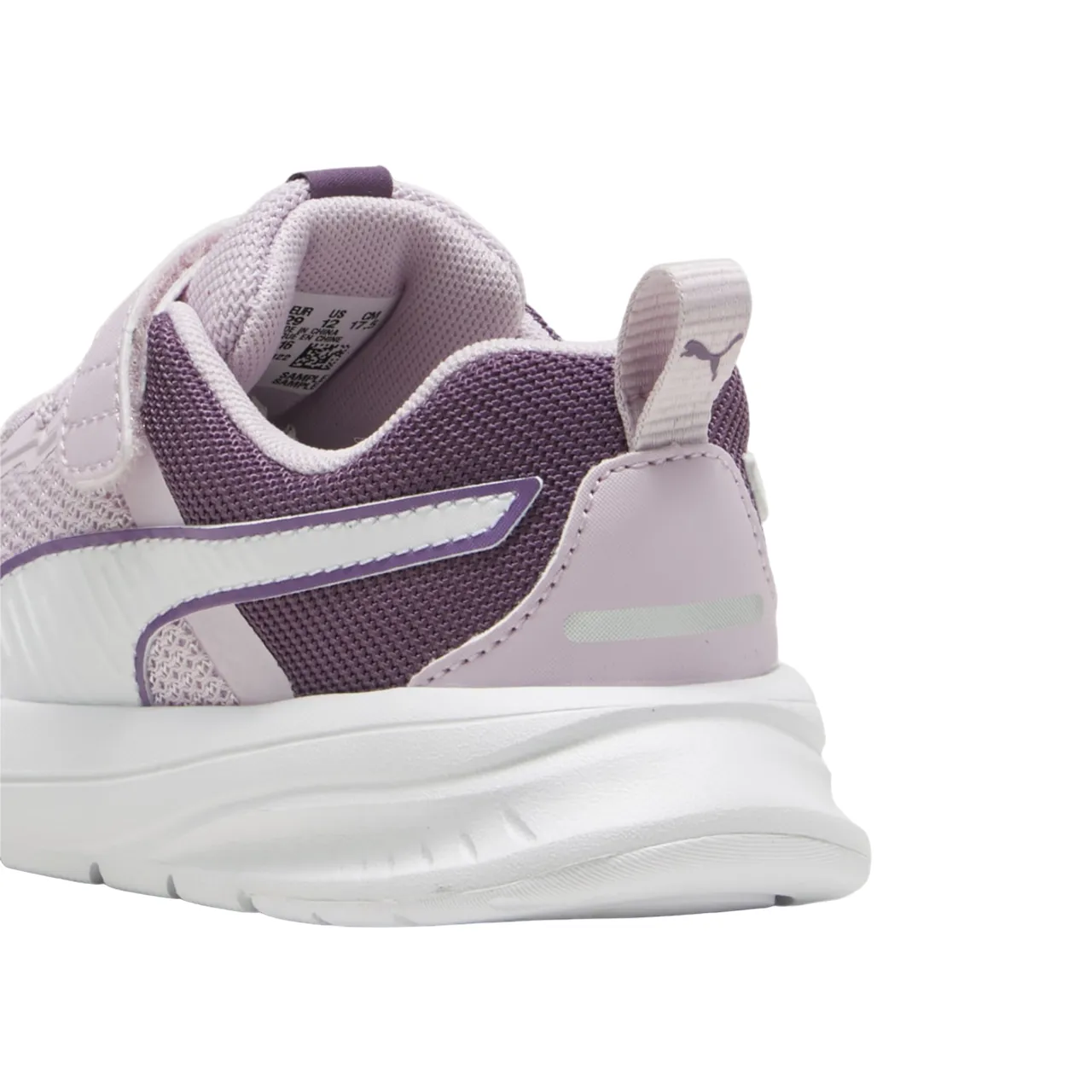 Puma scarpa da ginnastica da bambina con laccio elastico e strappo Evolve Run 386239-16 frutti di bosco