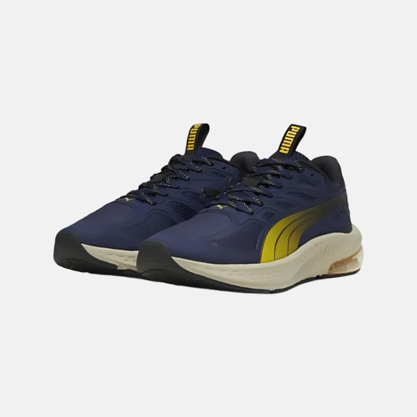 Puma X-Cell Lightspeed Men's Running Shoes -Navy/Yellow/Black