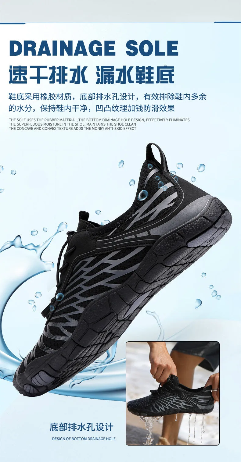 Quick-Dry Water Shoes with Bump-Proof Toe